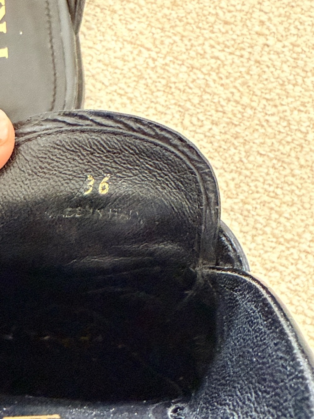 Prada Black Patent Leather Logo Slide - Picture 3 of 5